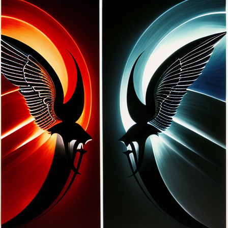 The battle between good and evil