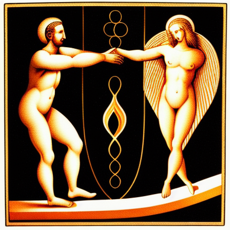 Ilustração do pecado separando o ser humano de Deus