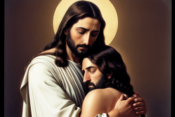 Jesus acolhendo os humilhados