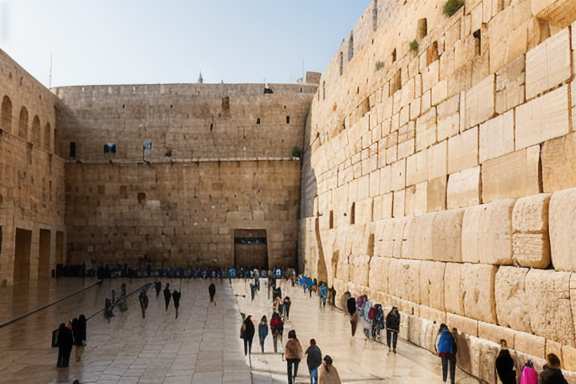The Western Wall in Jerusalem