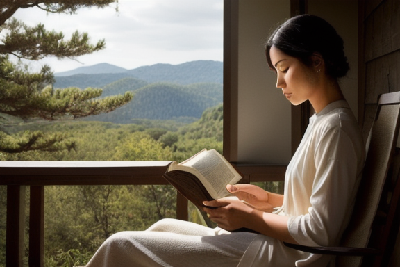 Person reading the Bible