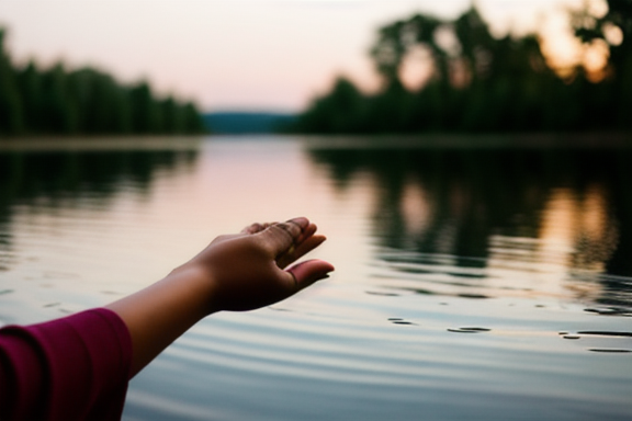 Person praying