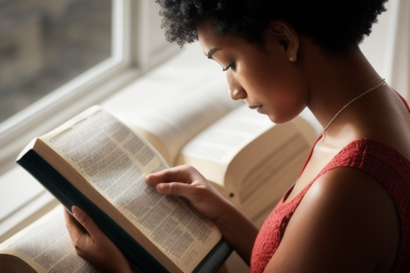 Person reading the Bible